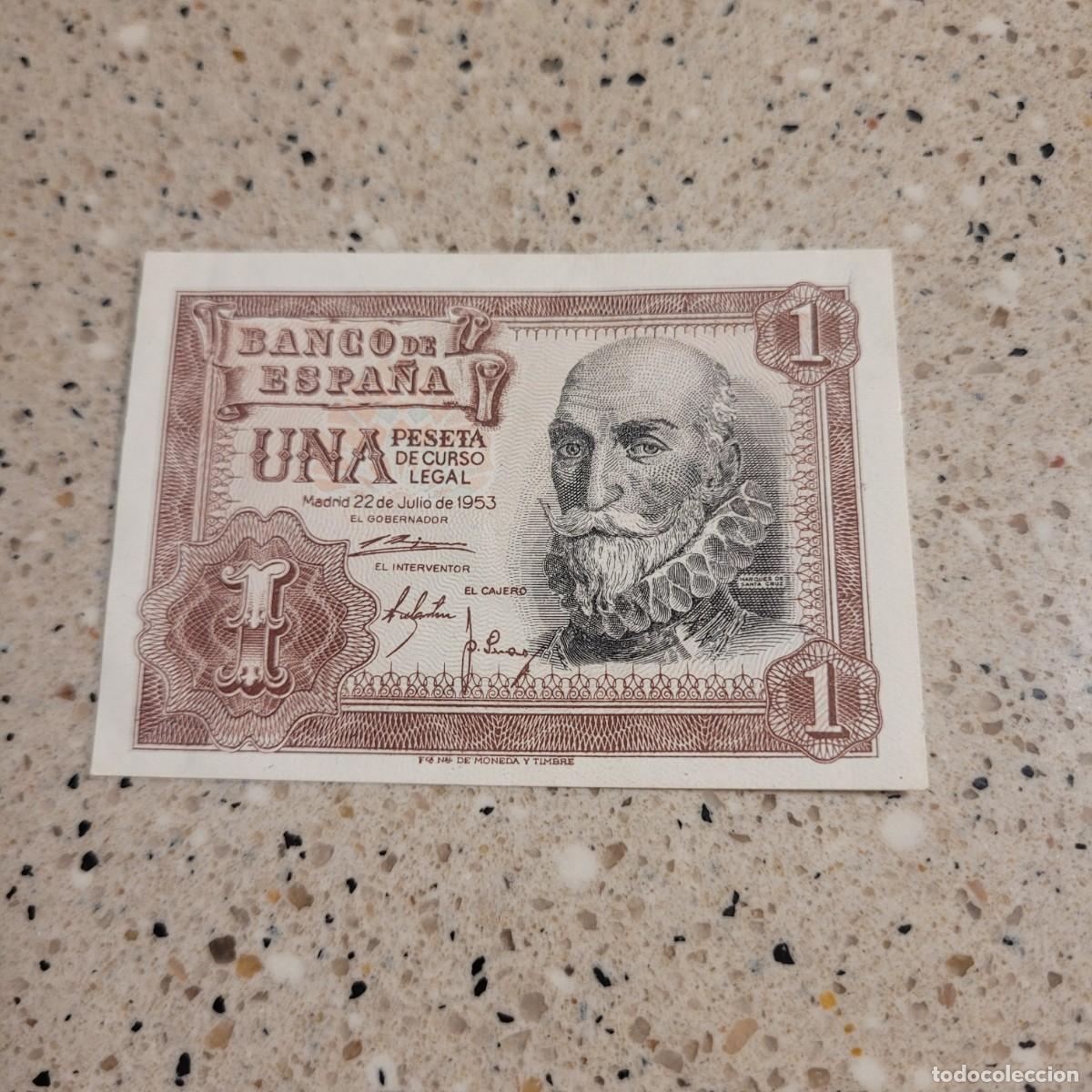 Billetes espa&ntilde;oles: UNA PTA DE JULIO 1953 SIN CIRCULAR