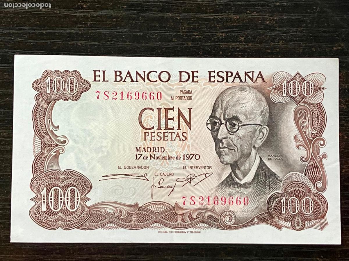 Billetes espa&ntilde;oles: Billete Espa&ntilde;a 100 pesetas 1970 muy buena conservaci&oacute;n
