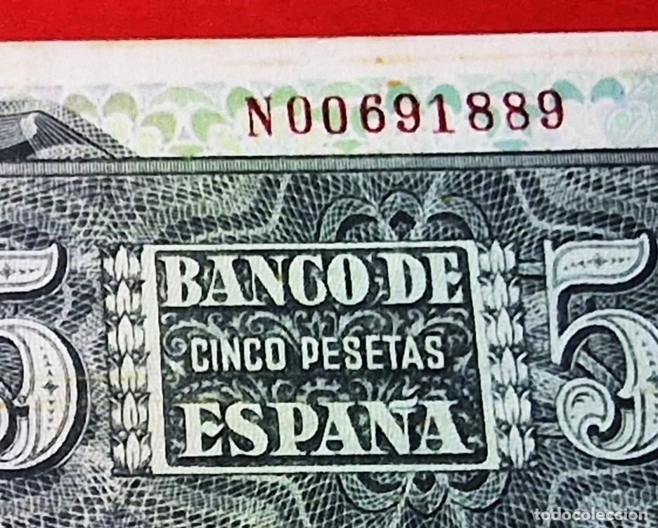 Billetes espa&ntilde;oles: RARISIMA SERIE N ** MUY ESCASO EJEMPLAR |SOLO ACEPTO PAYPAL| BILLETE 5 PESETAS 1948 LEER DESCRIPCION