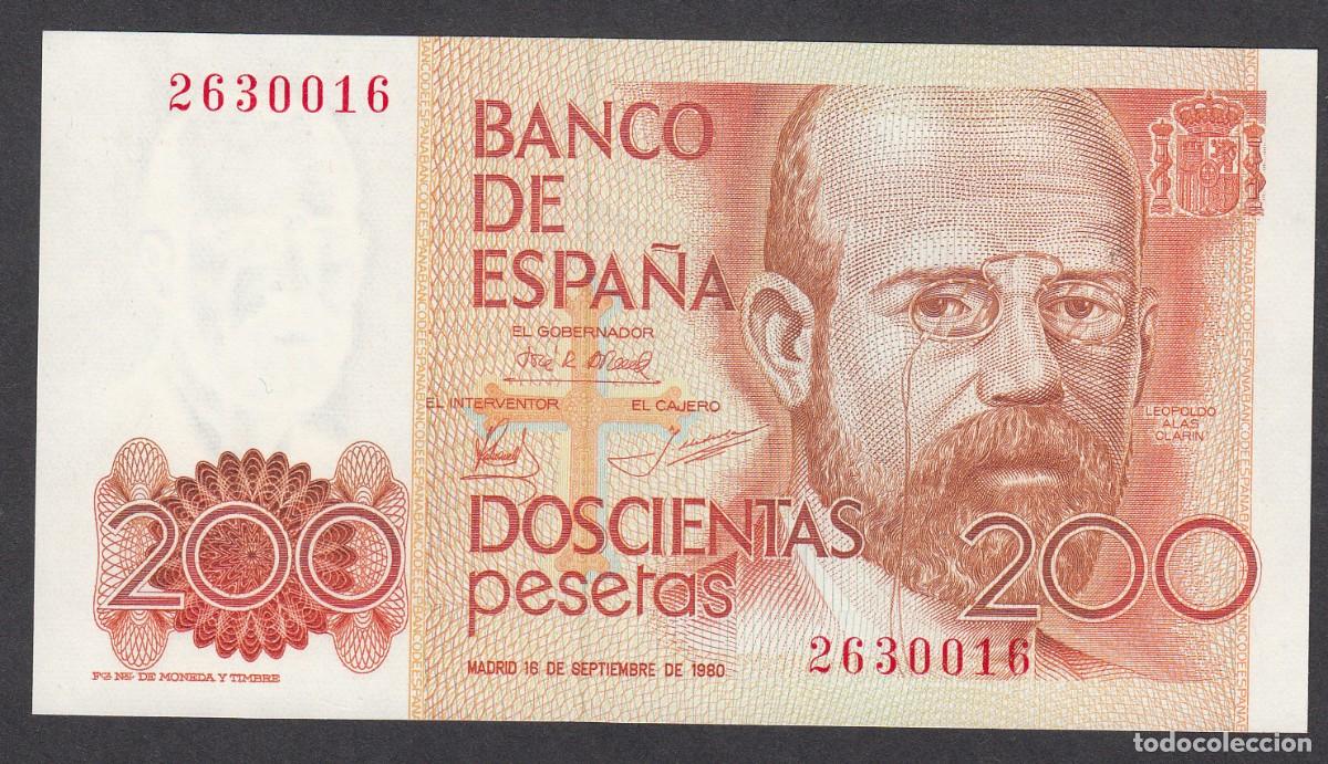 Billetes espa&ntilde;oles: BILLETE BANCO DE ESPA&Ntilde;A - 200 PESETAS- 1980 SIN SERIE -- SIN CIRCULAR--