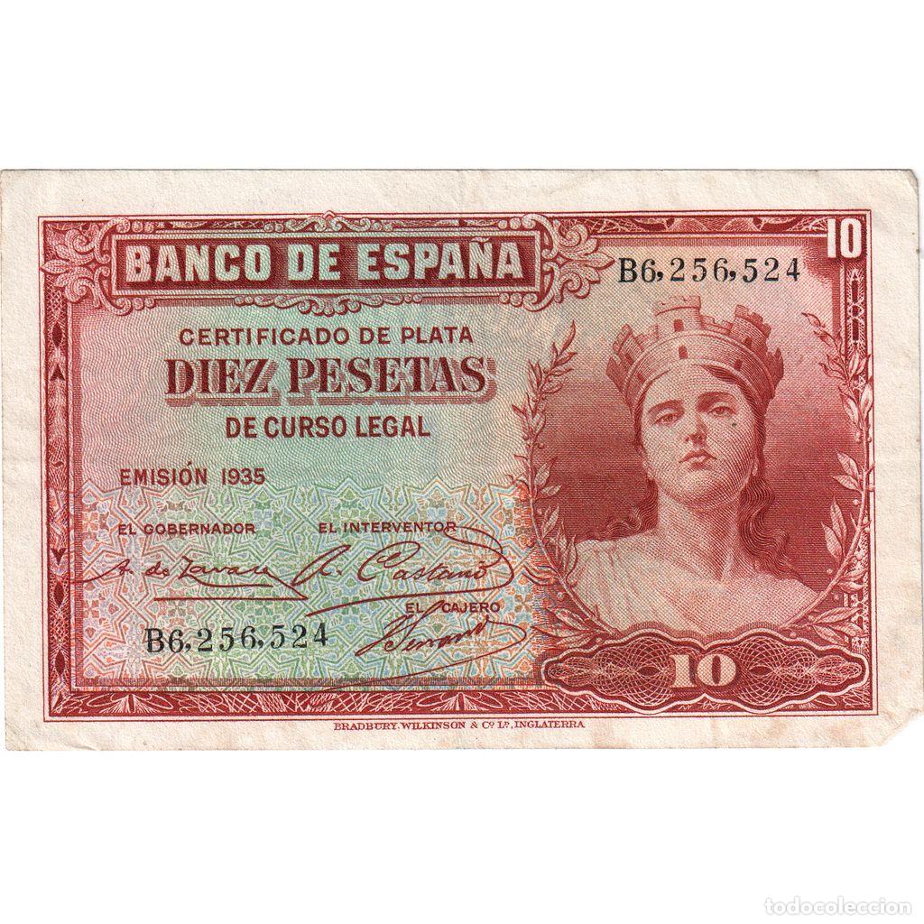 Billetes espa&ntilde;oles: [#1234098] Espa&ntilde;a, 10 Pesetas, MBC