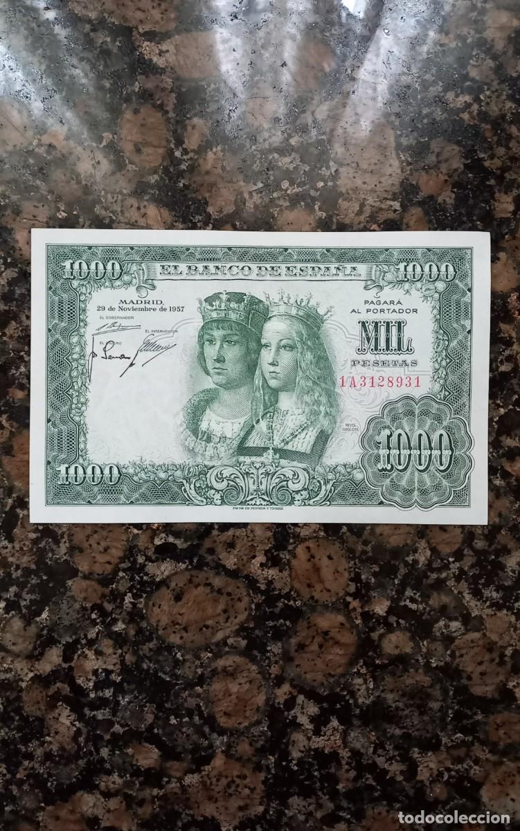 Billetes espa&ntilde;oles: Sin circular Billete 1000 pesetas 1957