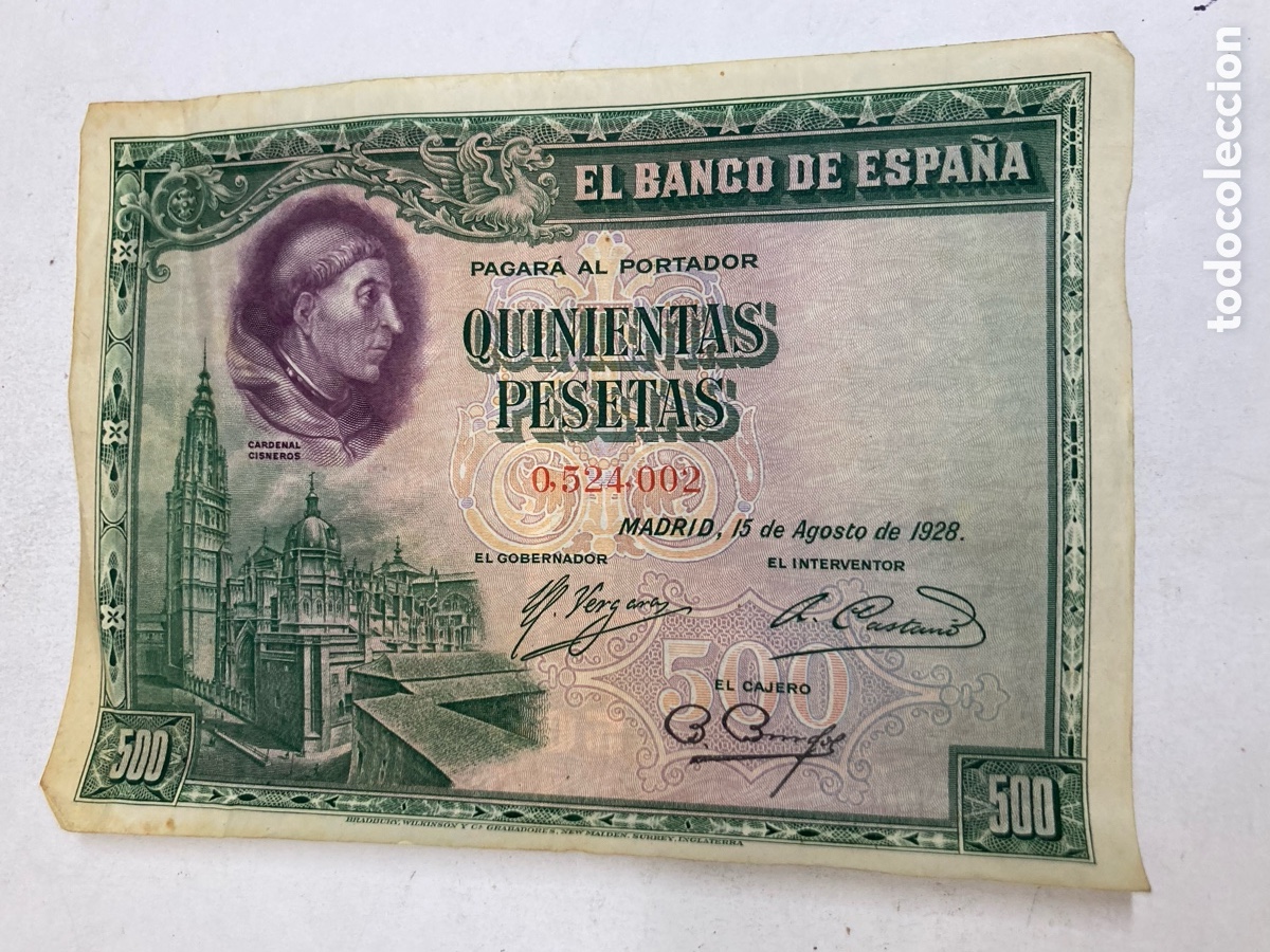 Billetes espa&ntilde;oles: Billete de 100 pesetas 1928