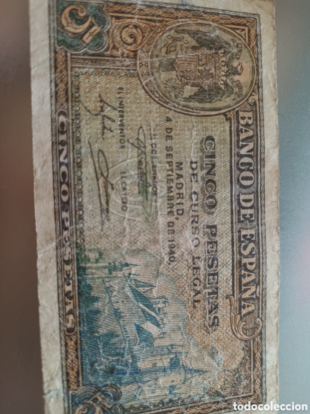 Billetes espa&ntilde;oles: BILLETE DE 2 PESETAS A&Ntilde;O 1940