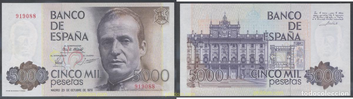 Spanische Banknoten: 401 ESPA&Ntilde;A 1979 5000 Pesetas 23 de octubre de 1979 - Juan Carlos I