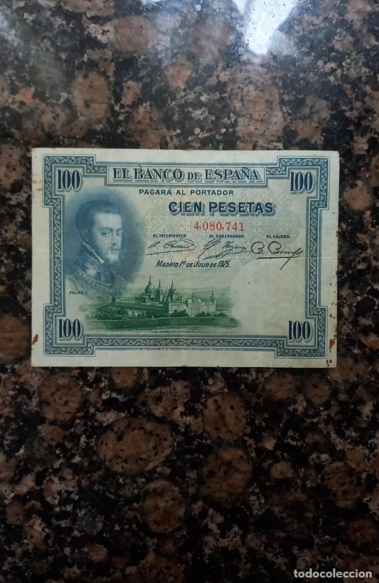 Billetes espa&ntilde;oles: Sin serie billete 100 pesetas 1925 Espa&ntilde;a
