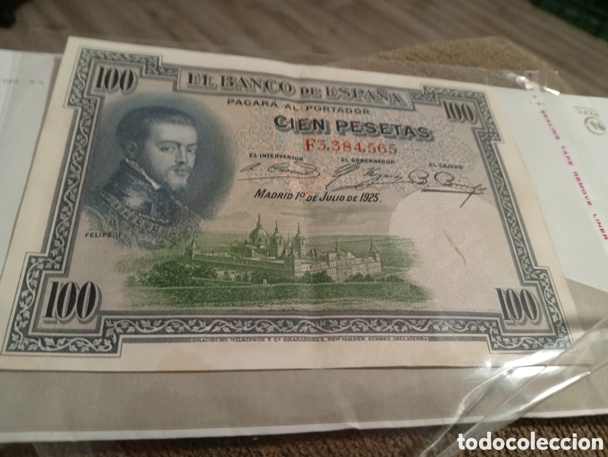 Billetes espa&ntilde;oles: Billete espa&ntilde;ol F3.384,565 Madrid 19 julio 1925