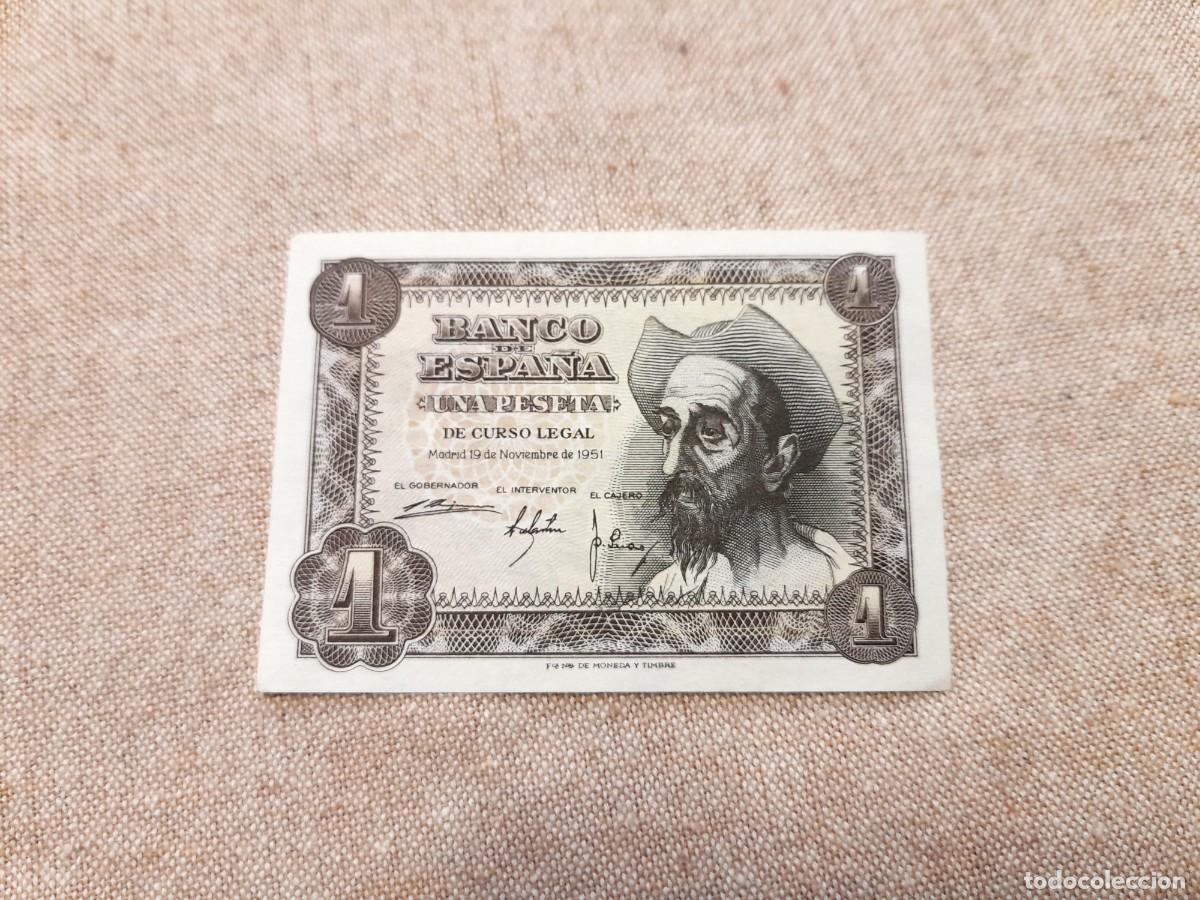 Billetes espa&ntilde;oles: Billete de 1 Peseta 1951 SC