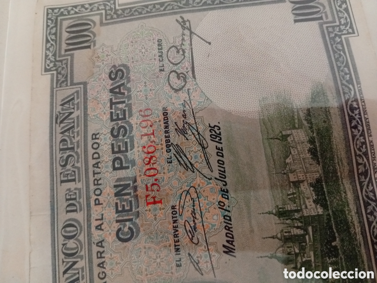 Billetes espa&ntilde;oles: Billete espa&ntilde;ol buen estado