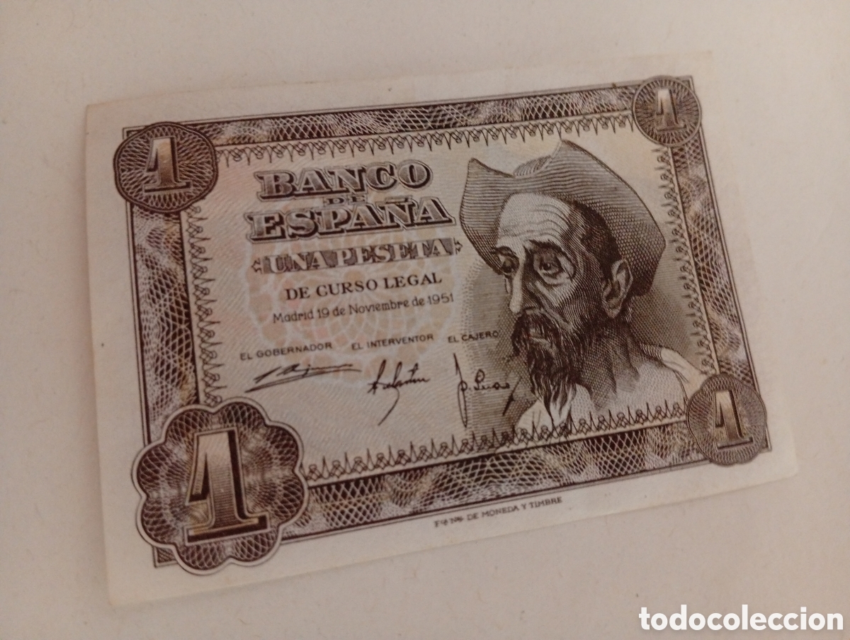 Billetes espa&ntilde;oles: Billete espa&ntilde;ol buen estado