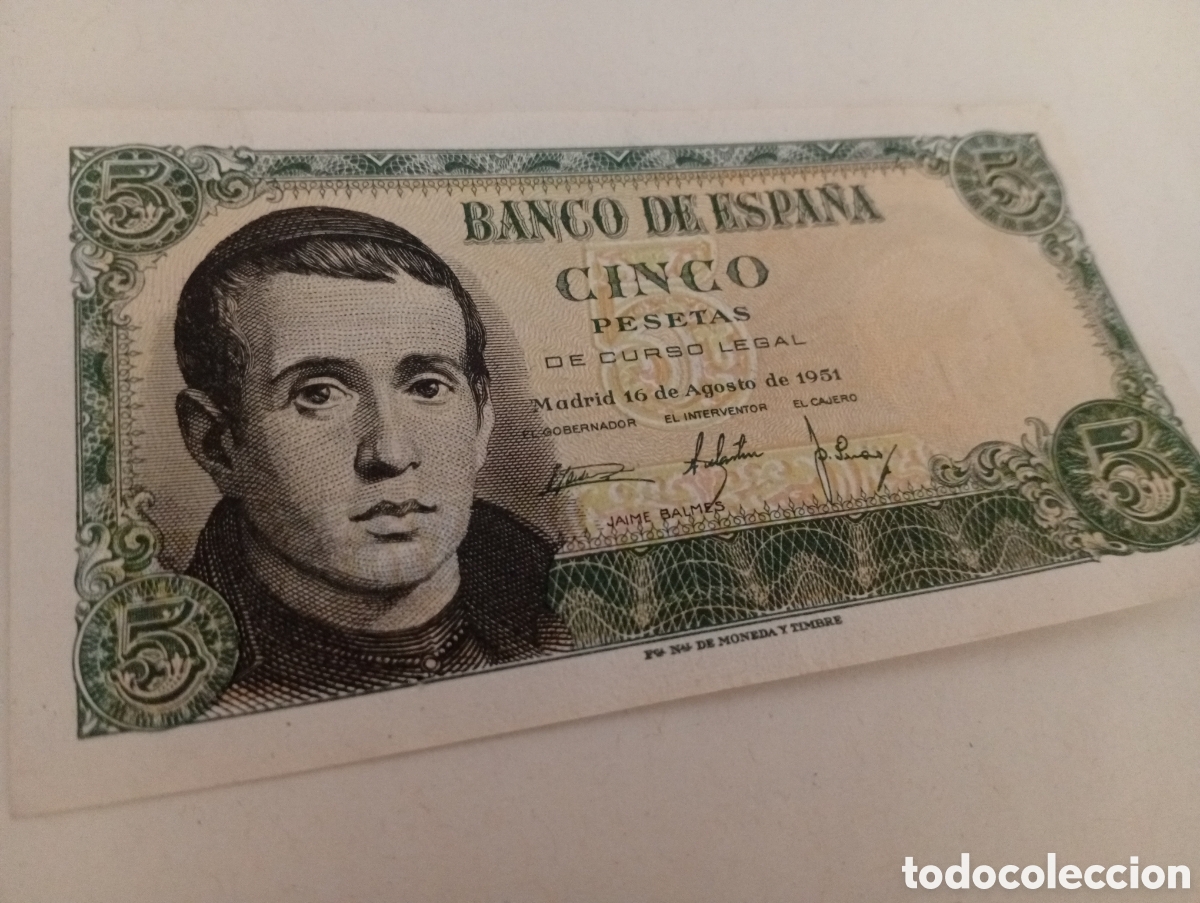 Billetes espa&ntilde;oles: Billete espa&ntilde;ol buen estado