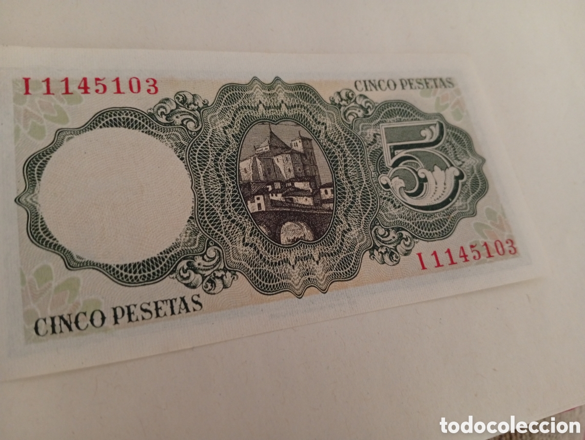 Billetes espa&ntilde;oles: Billete espa&ntilde;ol buen estado