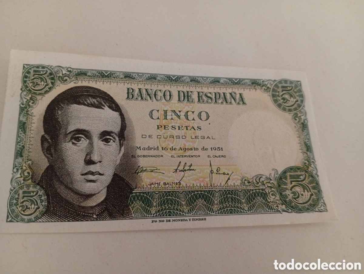 Billetes espa&ntilde;oles: Billete espa&ntilde;ol buen estado