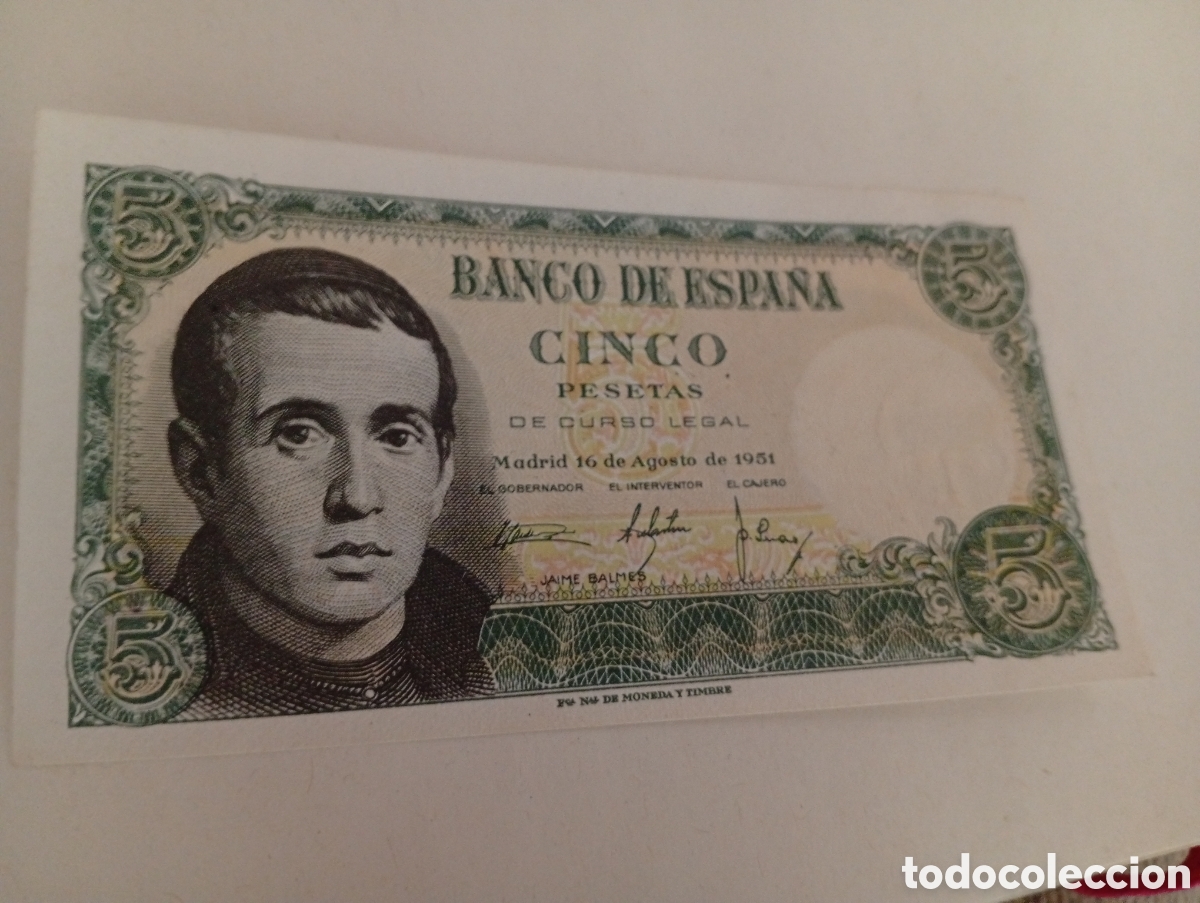 Billetes espa&ntilde;oles: Billete espa&ntilde;ol buen estado