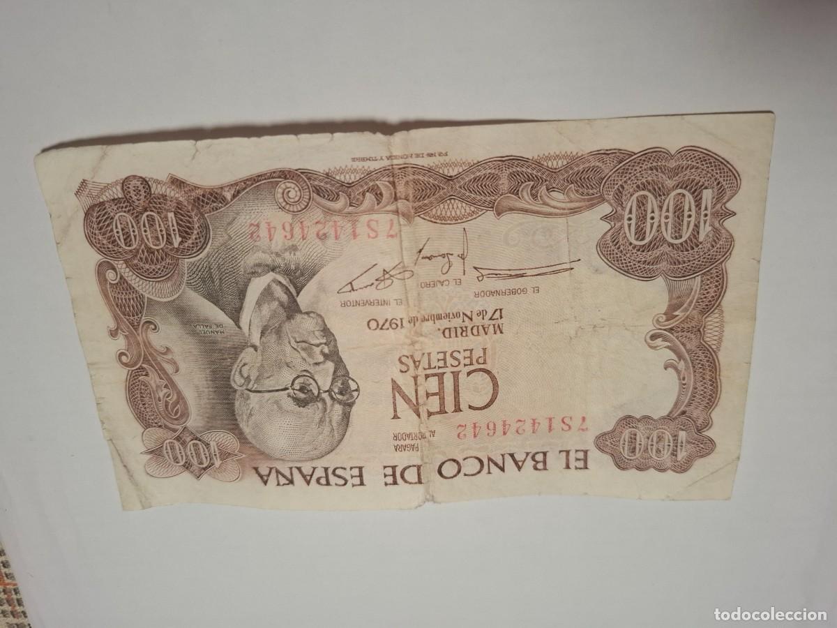 Billetes espa&ntilde;oles: 100 PESETAS DE 1970 SERIE 7S-642