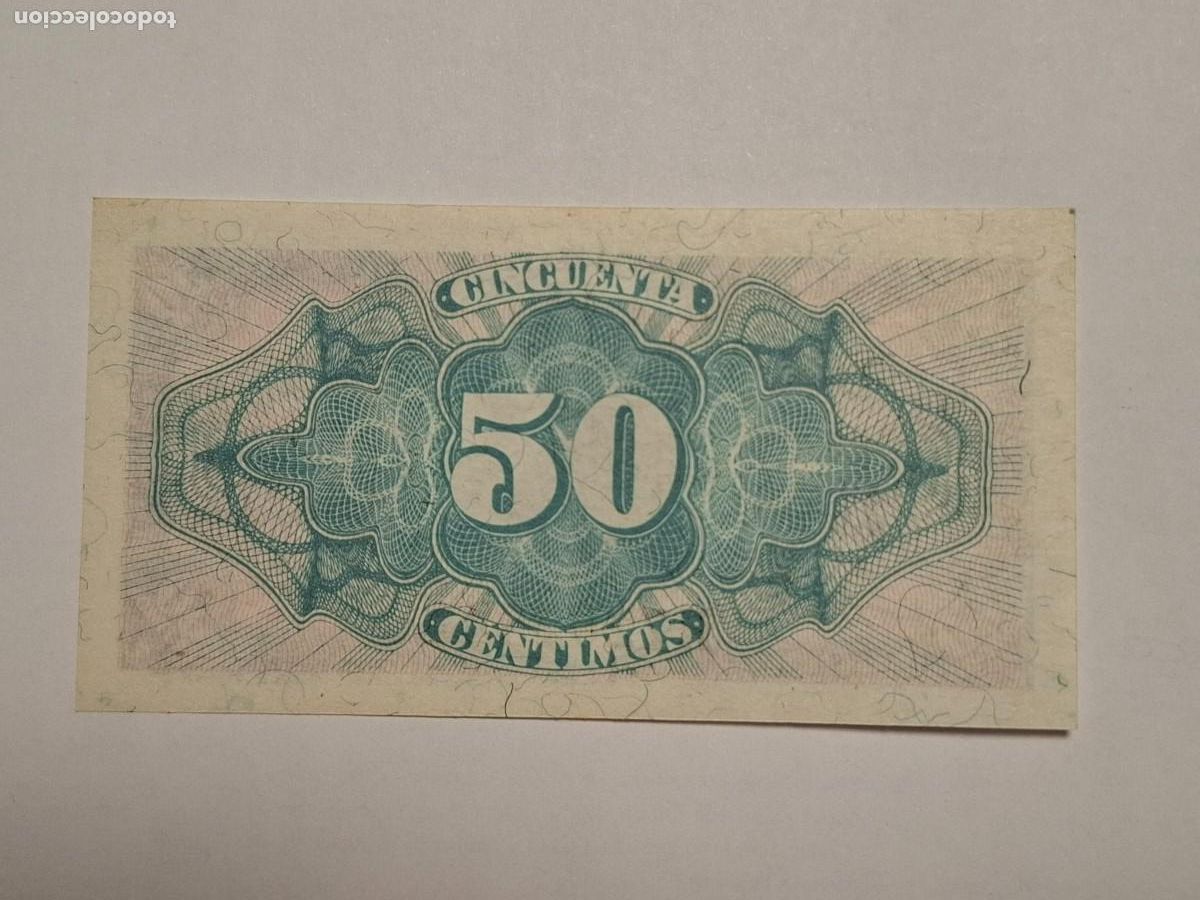 Billetes espa&ntilde;oles: 50 CENTIMOS DE 1937 SERIE B-531 SC - Foto 2