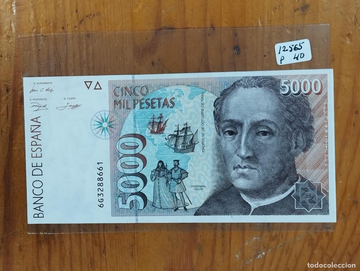 Billetes espa&ntilde;oles: BILLETE CINCO 5 MIL PESETAS 12/10/1992. SERIE 6 G.