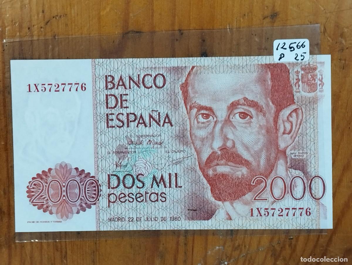Billetes espa&ntilde;oles: BILLETE DOS 2 MIL PESETAS 22/07/1980. SERIE 1 X.