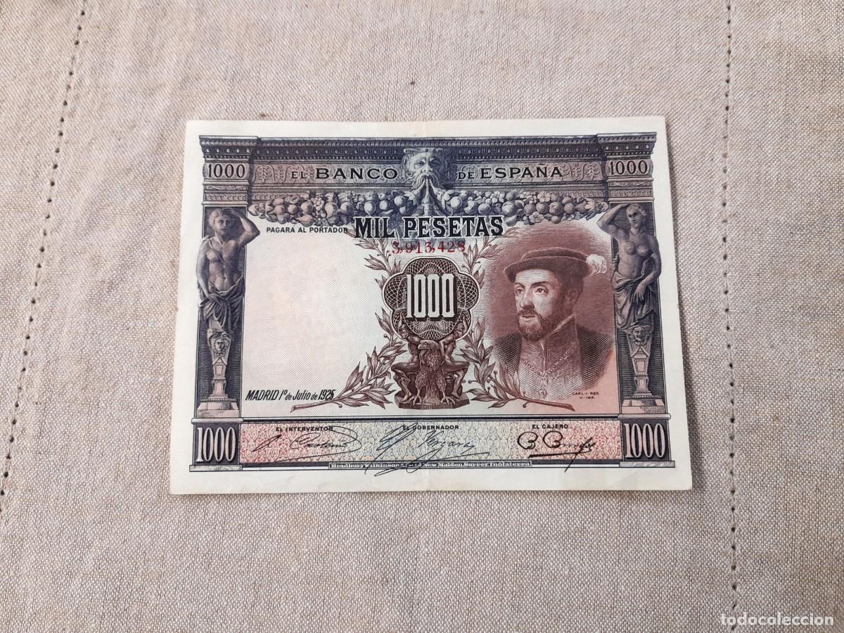 Billetes espa&ntilde;oles: Billete de 1000 Pesetas 1925