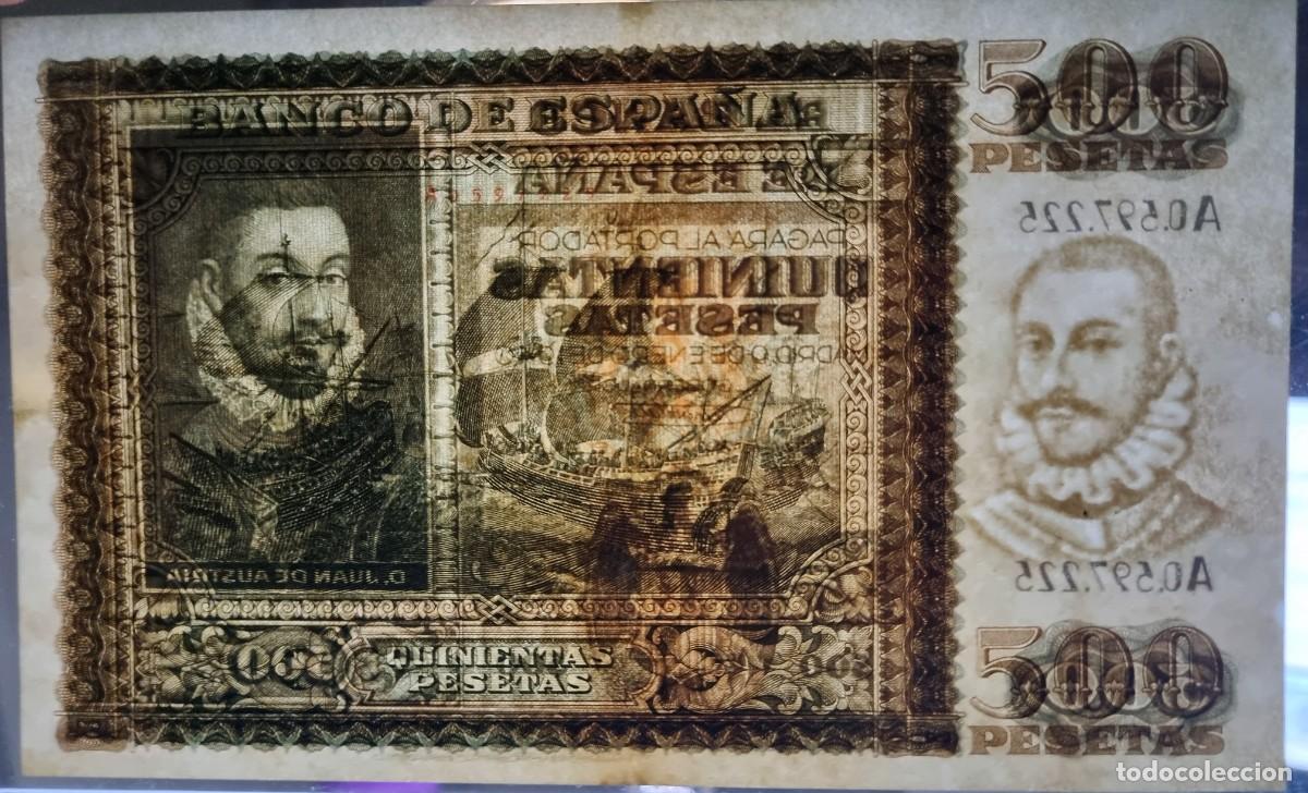 Billetes espa&ntilde;oles: ESTADO ESPA&Ntilde;OL AUSTRIA PRECIOSO | SOLO ACEPTO PAYPAL| BILLETE 500 PESETAS 1940 LEER DESCRIPCION