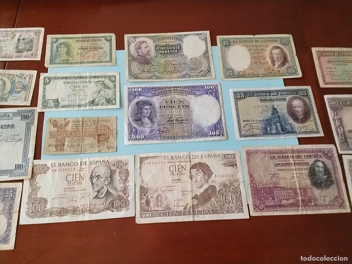 Billetes espa&ntilde;oles: Lote billetes Espa&ntilde;a