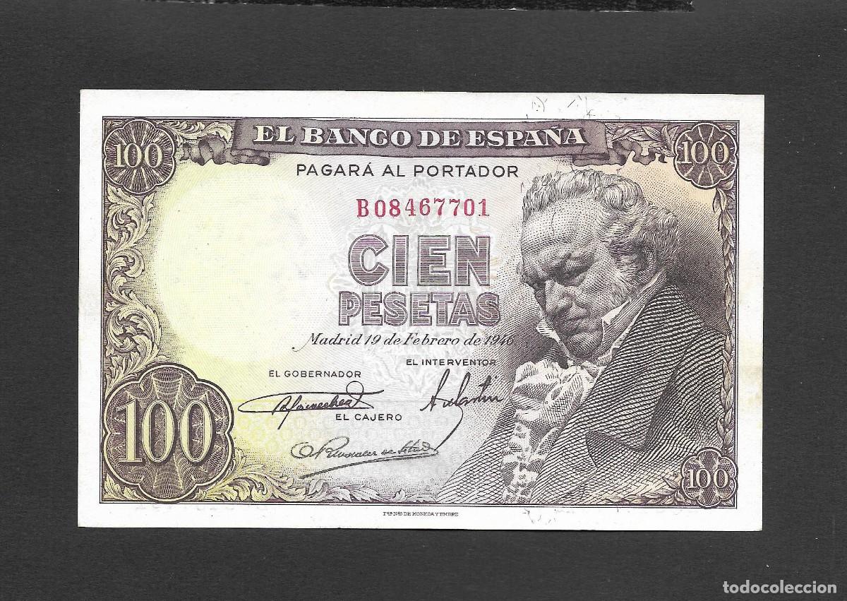 Billetes espa&ntilde;oles: 100 PESETAS 1946 SERIE B EBC+