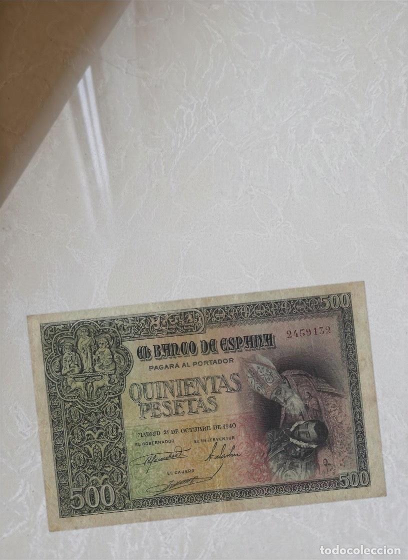 Billetes espa&ntilde;oles: Spain 500 Pesetas 1940 Banknote