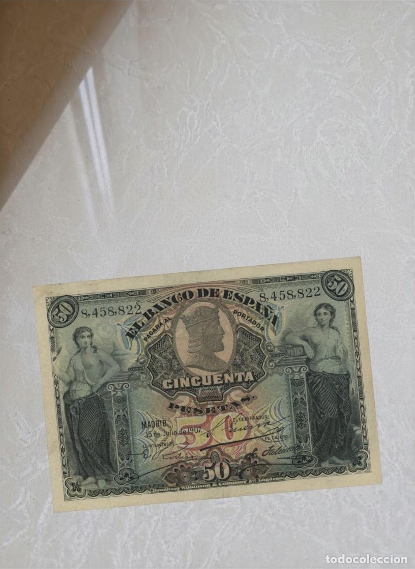 Billetes espa&ntilde;oles: Spain 50 Pesetas 1907 Banknote