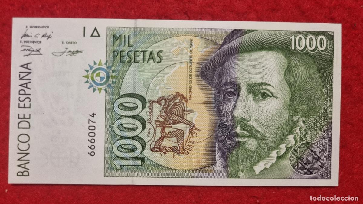 Billetes espa&ntilde;oles: BILLETE 1000 PESETAS 1994 PLACHA SIN CIRCULAR OJO SIN SERIE ORIGINAL T074