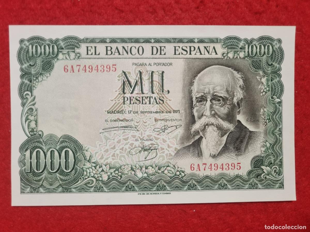 Billetes espa&ntilde;oles: BILLETE 1000 PESETAS 1971 SIN CIRCULAR SERIE 6A ORIGINAL T395