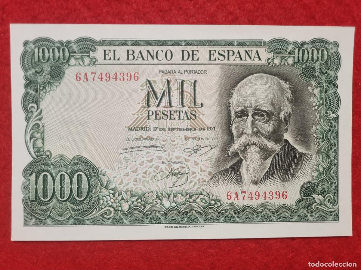 Billetes espa&ntilde;oles: BILLETE 1000 PESETAS 1971 SIN CIRCULAR SERIE 6A ORIGINAL T396