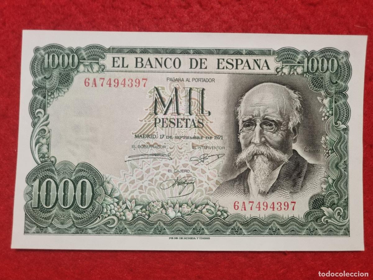 Billetes espa&ntilde;oles: BILLETE 1000 PESETAS 1971 SIN CIRCULAR SERIE 6A ORIGINAL T397