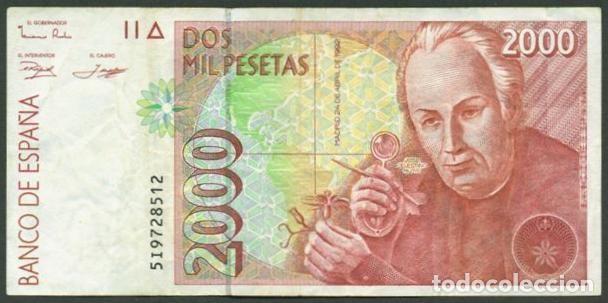 Billetes espa&ntilde;oles: ESPA&Ntilde;A. 2000 pesetas 1992.
