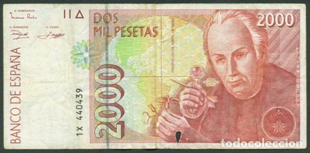 Billetes espa&ntilde;oles: ESPA&Ntilde;A. 2000 pesetas 1992.
