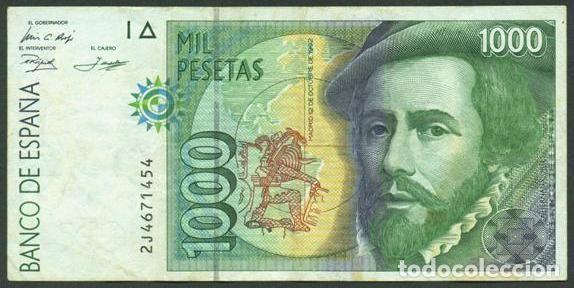 Billetes espa&ntilde;oles: ESPA&Ntilde;A. 1000 pesetas 1992.