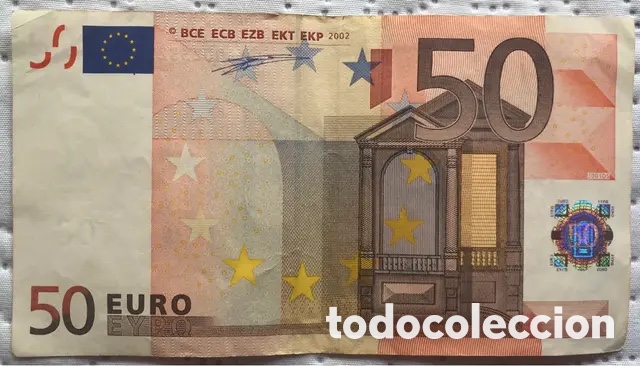 Billetes espa&ntilde;oles: Billete 50 euros con error - Foto 2