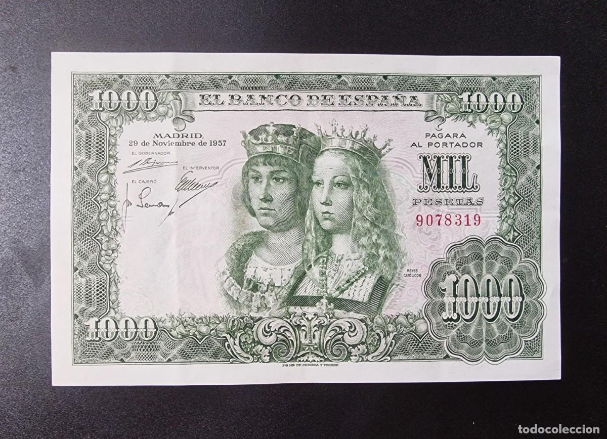 Billetes espa&ntilde;oles: SIN SERIE * PRECIOSO EJEMPLAR | SOLO ACEPTO PAYPAL| BILLETE 1000 PESETAS 1957 LEER DESCRIPCI