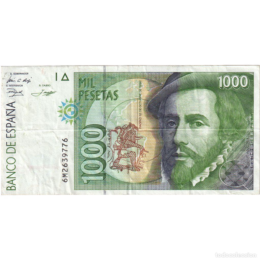 Billetes espa&ntilde;oles: [#1296411] Espa&ntilde;a, 1000 Pesetas, 1992-10-12, MBC
