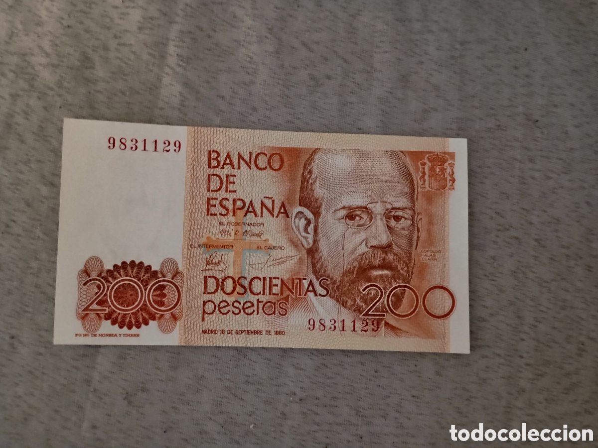 Billetes espa&ntilde;oles: ESPA&Ntilde;A 1980 - BILLETE 200 PESETAS SIN SERIE - NUEVO SIN CIRCULAR - ORIGINAL