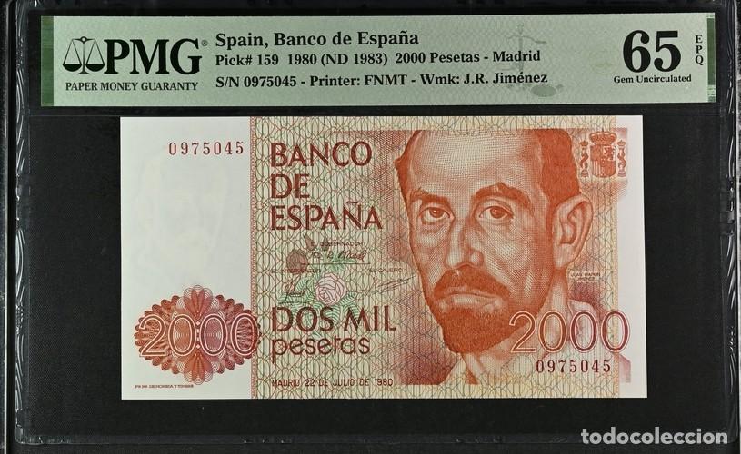 Billetes espa&ntilde;oles: ESPA&Ntilde;A * BILLETE 2000 PESETAS 1980 * PMG-65 EPQ (IC-1967)