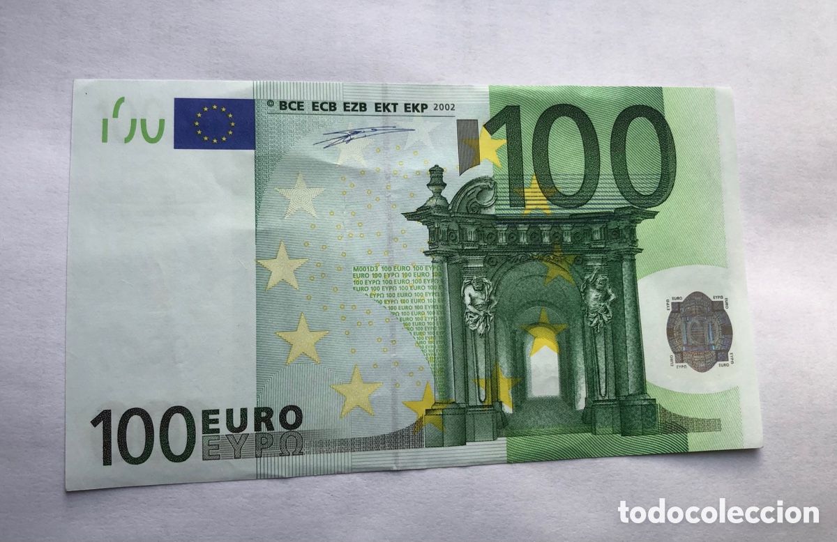 Billetes espa&ntilde;oles: Billete 100&euro; ESPAŃA Firma Duisenberg