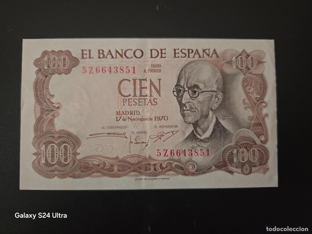 Billetes espa&ntilde;oles: 100 PESETAS DE 1970.. .SERIE 5Z.....PRECIOSO.......ES EL DE LAS FOTOS
