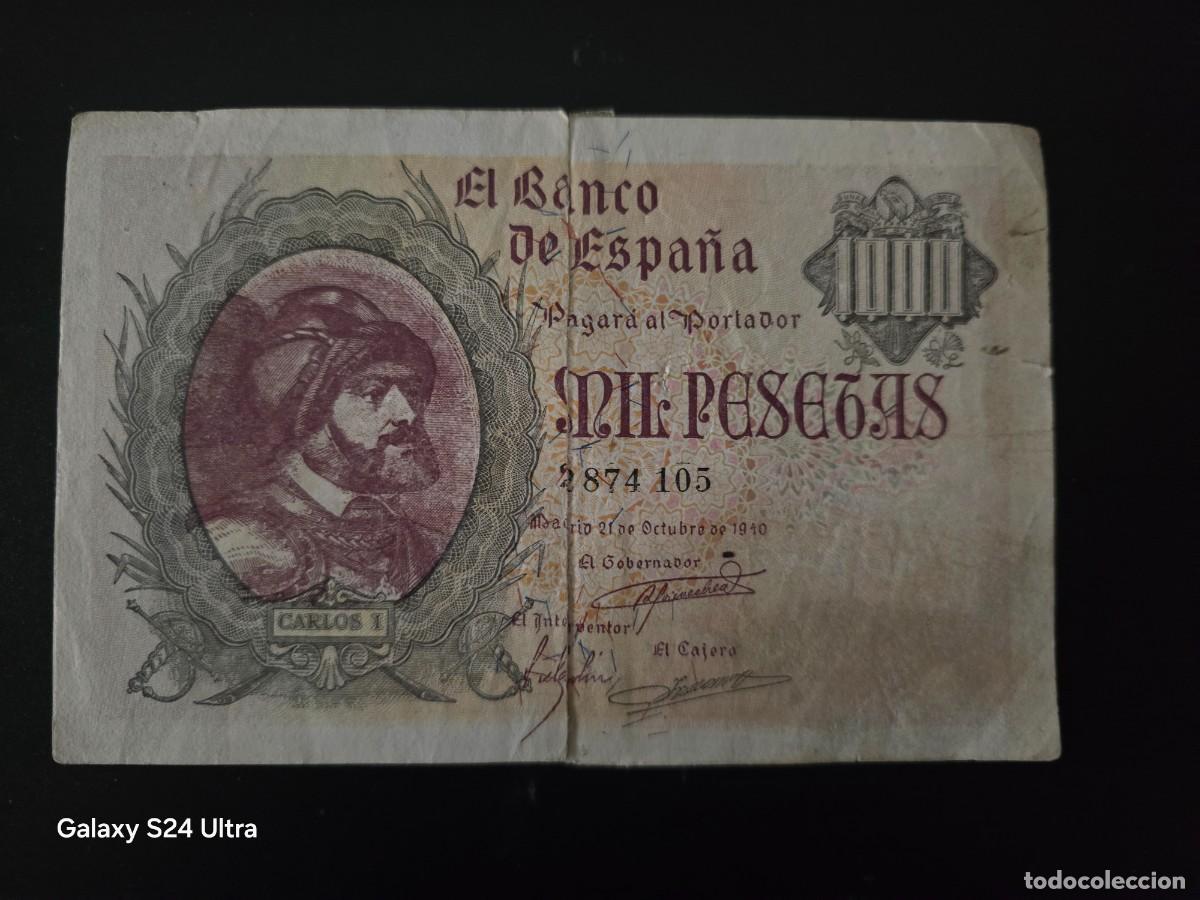 Billetes espa&ntilde;oles: 500 PESETAS DE 1940... . SIN SERIE .....MUY ESCASO.......ES EL DE LAS FOTOS