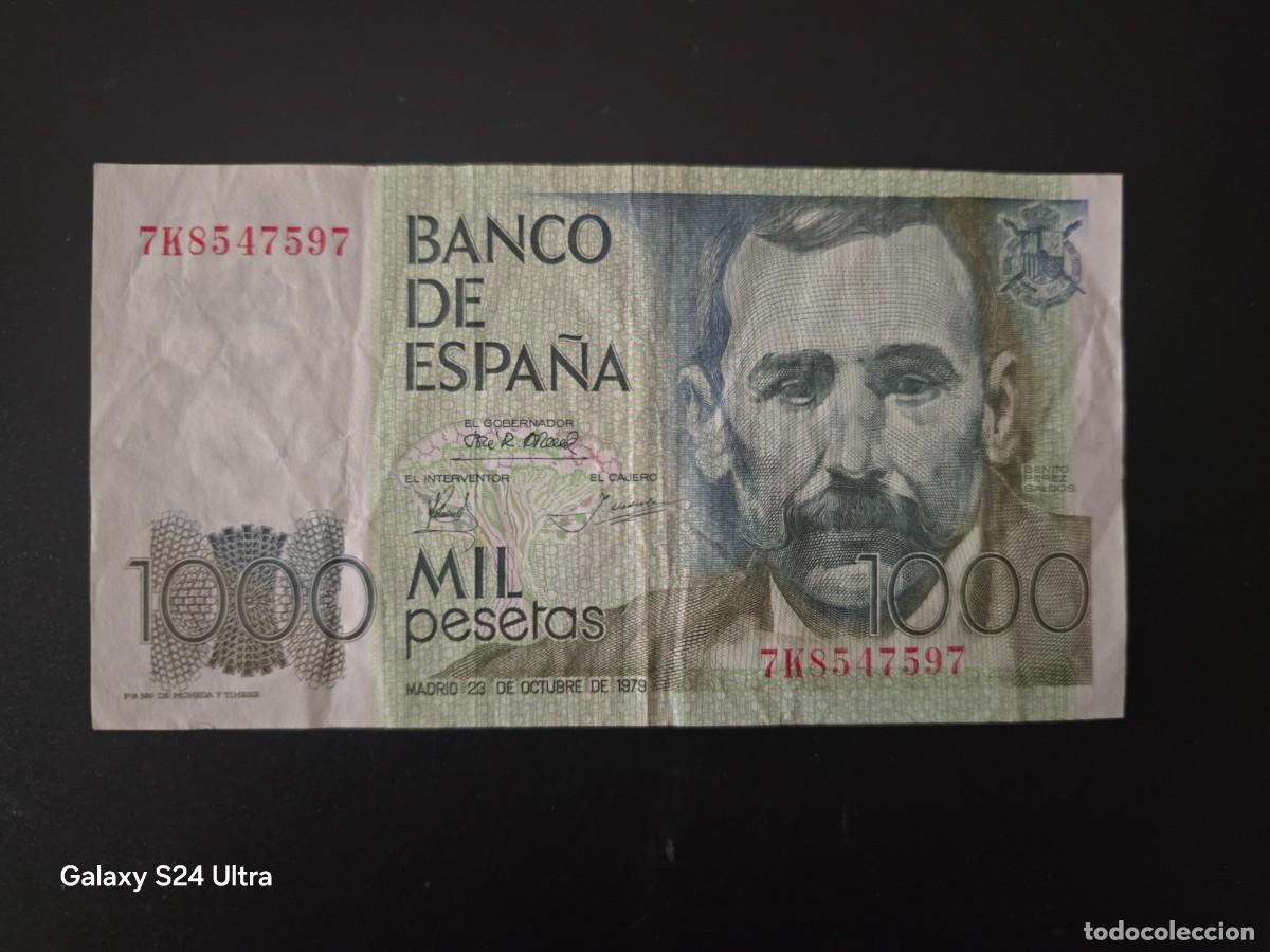Billetes espa&ntilde;oles: 1000 PESETAS DE 1979.. . SERIE 7K.....BONITO.....ES EL DE LAS FOTOS