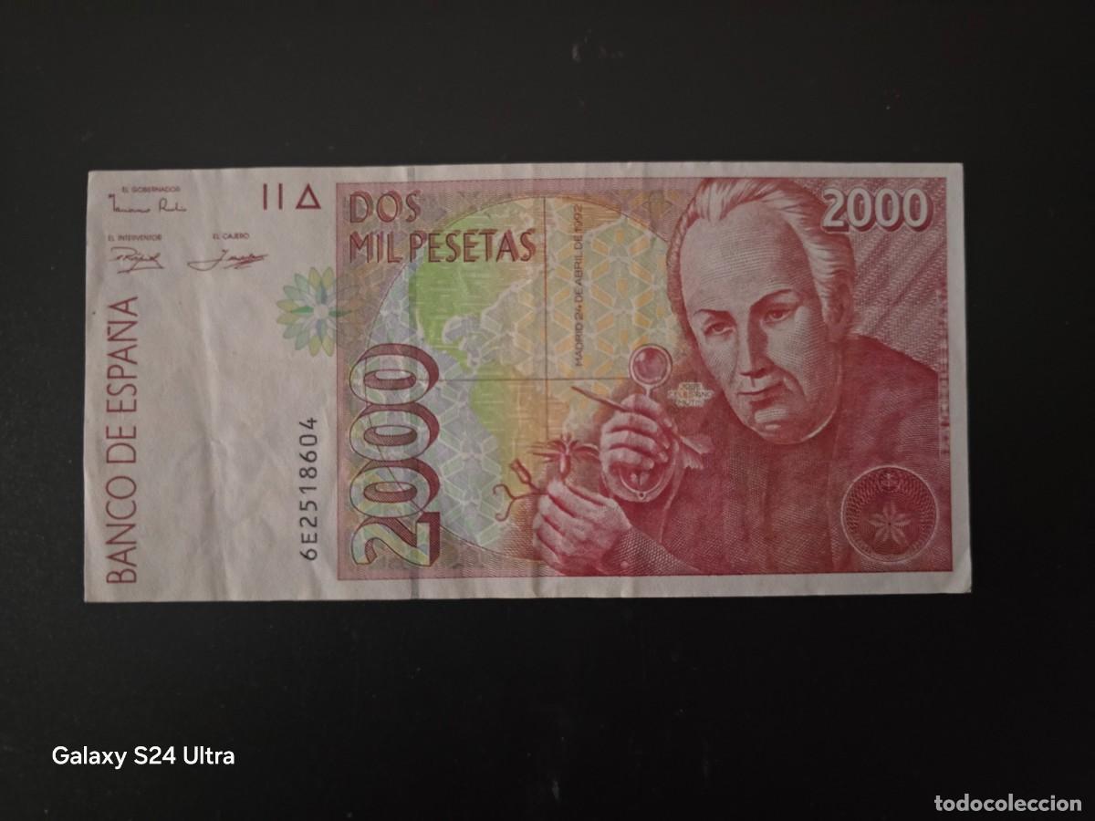 Billetes espa&ntilde;oles: 2000 PESETAS DE 1992.. . SERIE 6E.....MUY BONITO.....ES EL DE LAS FOTOS