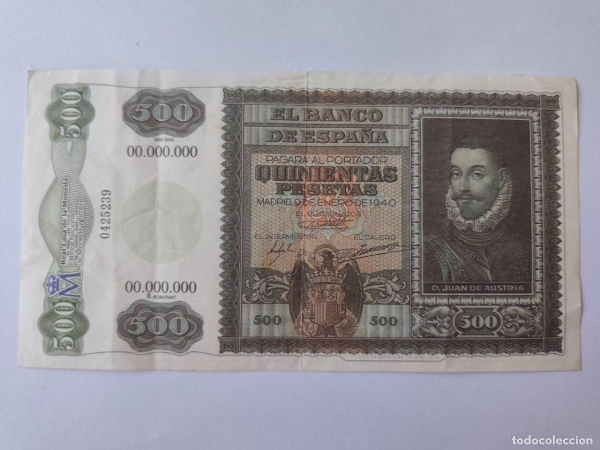 Billetes espa&ntilde;oles: 500 Pesetas 1940 Don Juan de Austria | Billete Original Banco de Espa&ntilde;a