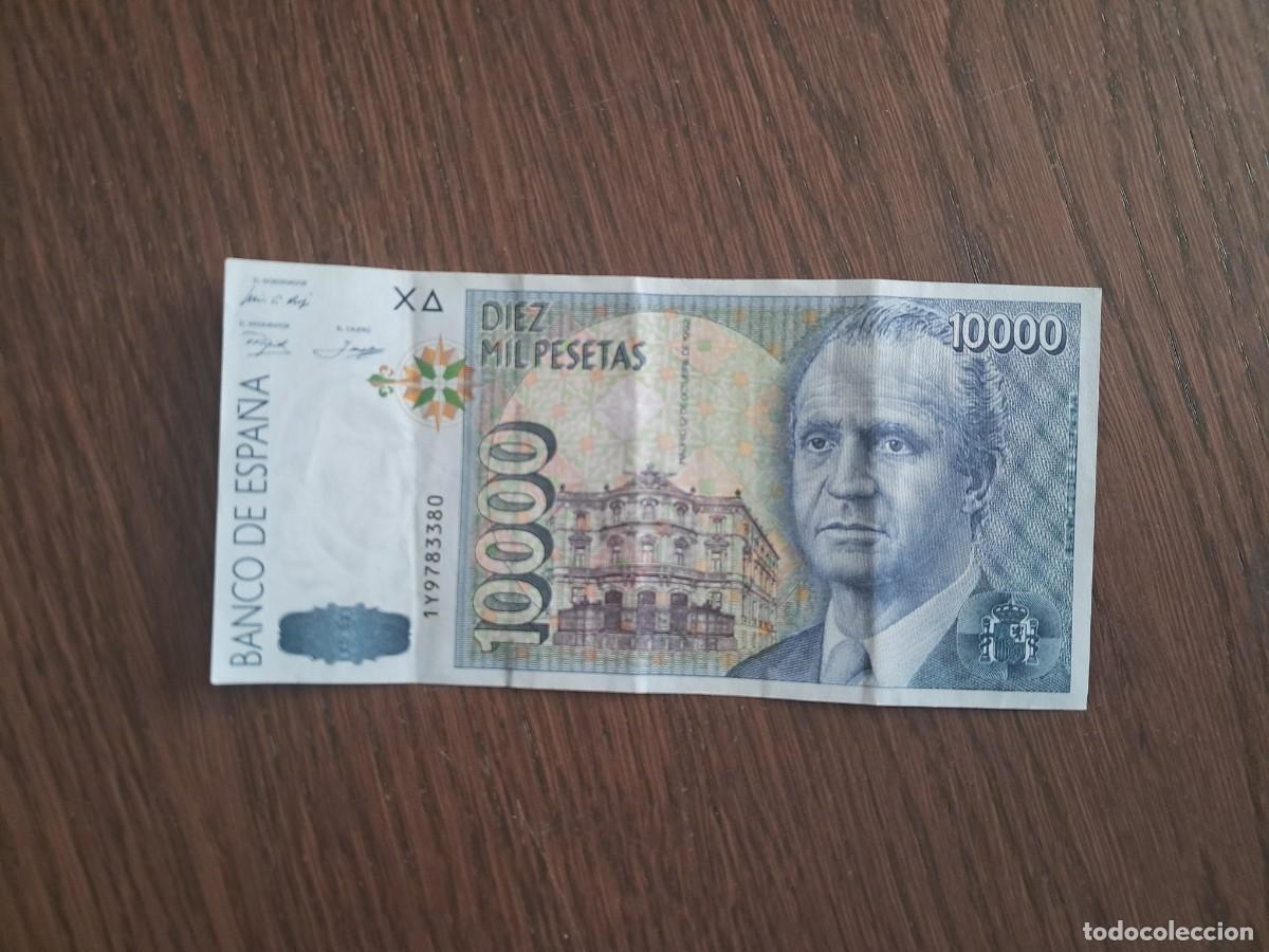 Billetes espa&ntilde;oles: billete de Espa&ntilde;a, Rey Juan Carlos I, 10.000 pesetas, a&ntilde;o 1992. n&ordm; serie 1Y9783380