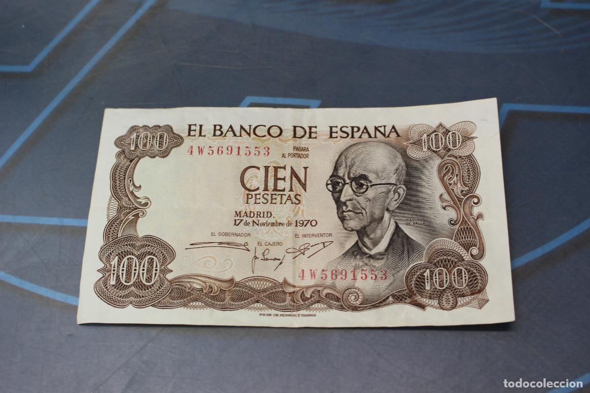 Billetes espa&ntilde;oles: 05. Billete de 100 Pesetas 1970 (cien pesetas). 4W5691553.