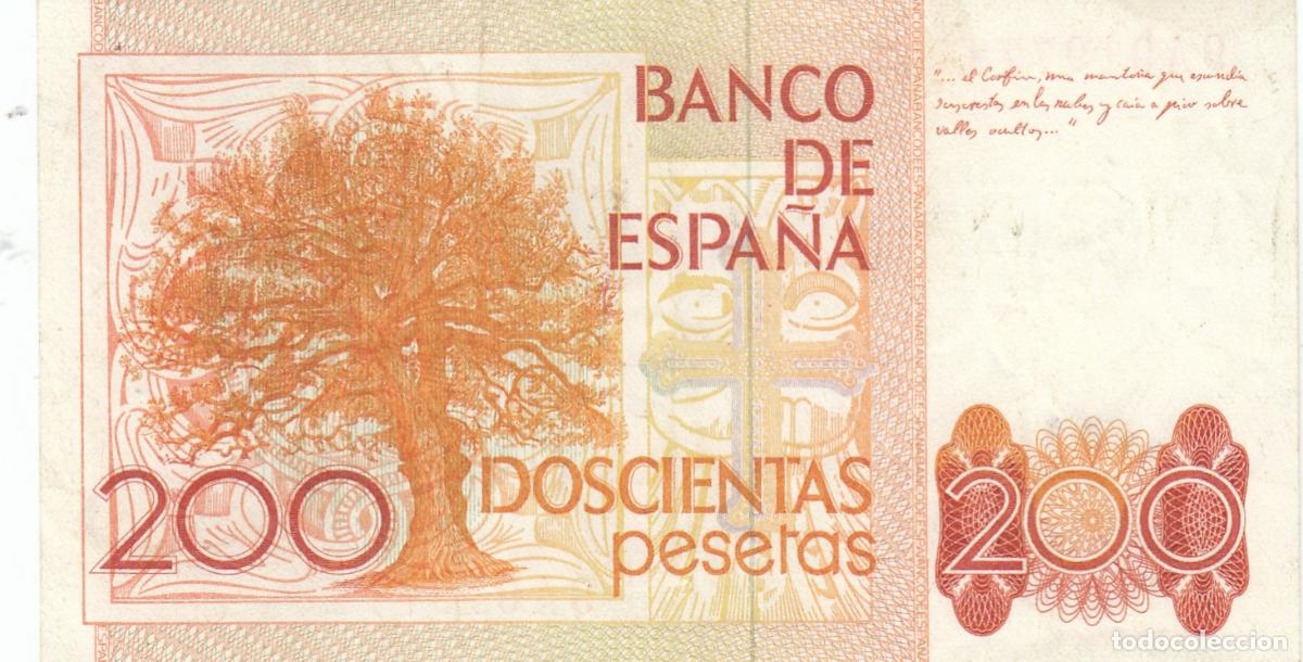 Billetes espa&ntilde;oles: CRBP0048 BILLETE ESPA&Ntilde;A 200 PESETAS 1980 SERIE ESPECIAL 9A MBC