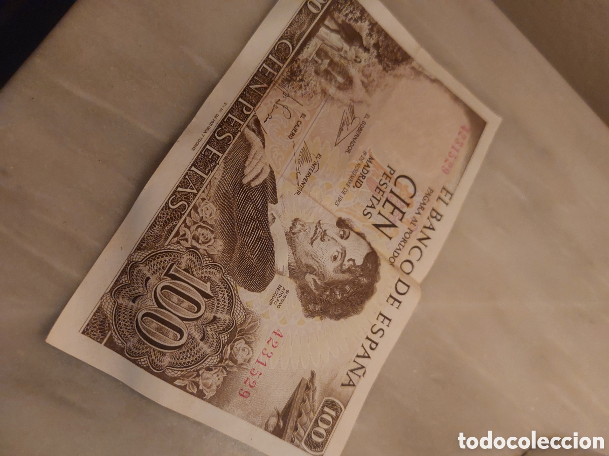 Billetes espa&ntilde;oles: Billete de 100 pesetas